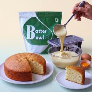 Cake mix Batter with Egg
