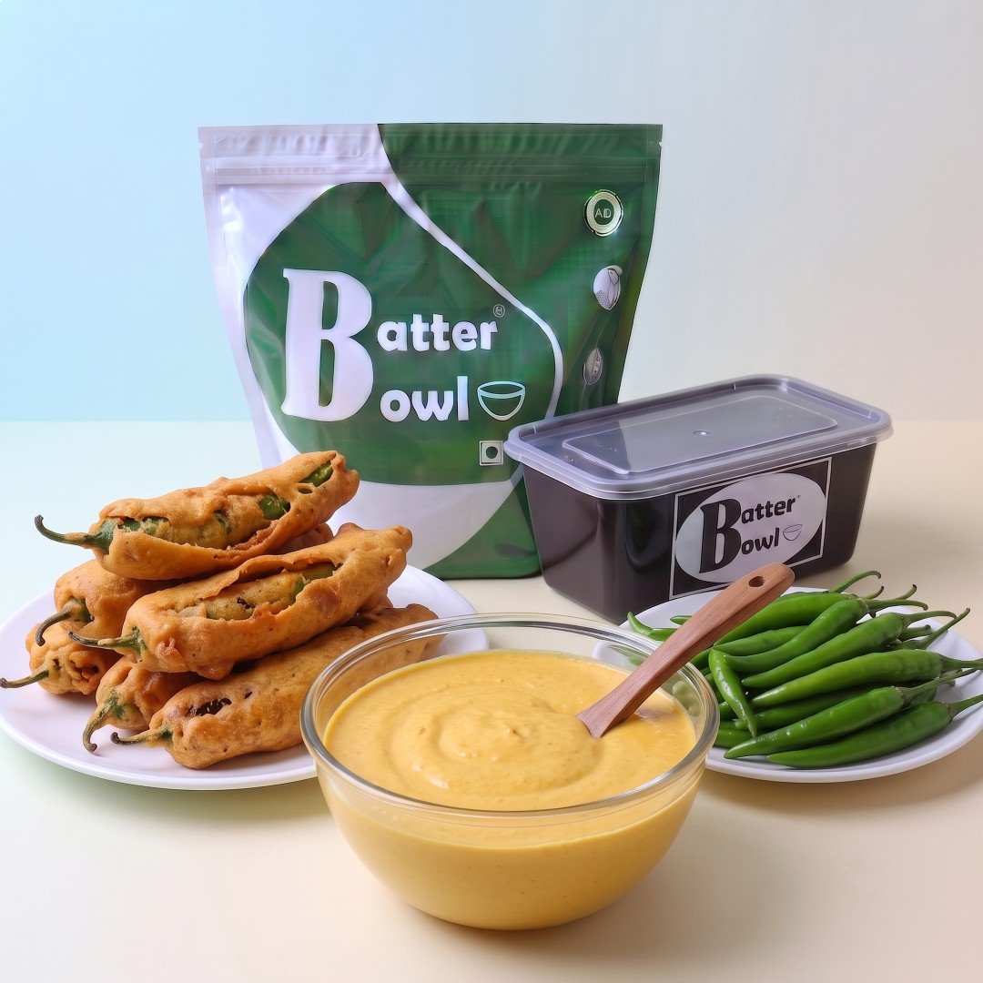 BAJJI BATTER 500GM + MIRCHI 250GM