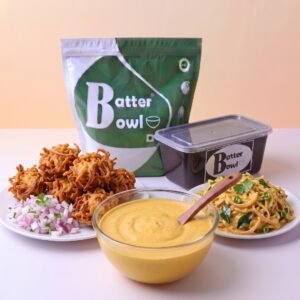 Pakoda Batter With Chopped Onion