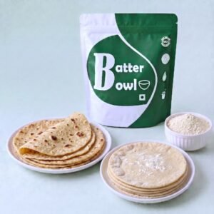 ready to cook wheat chapati batter Bowl