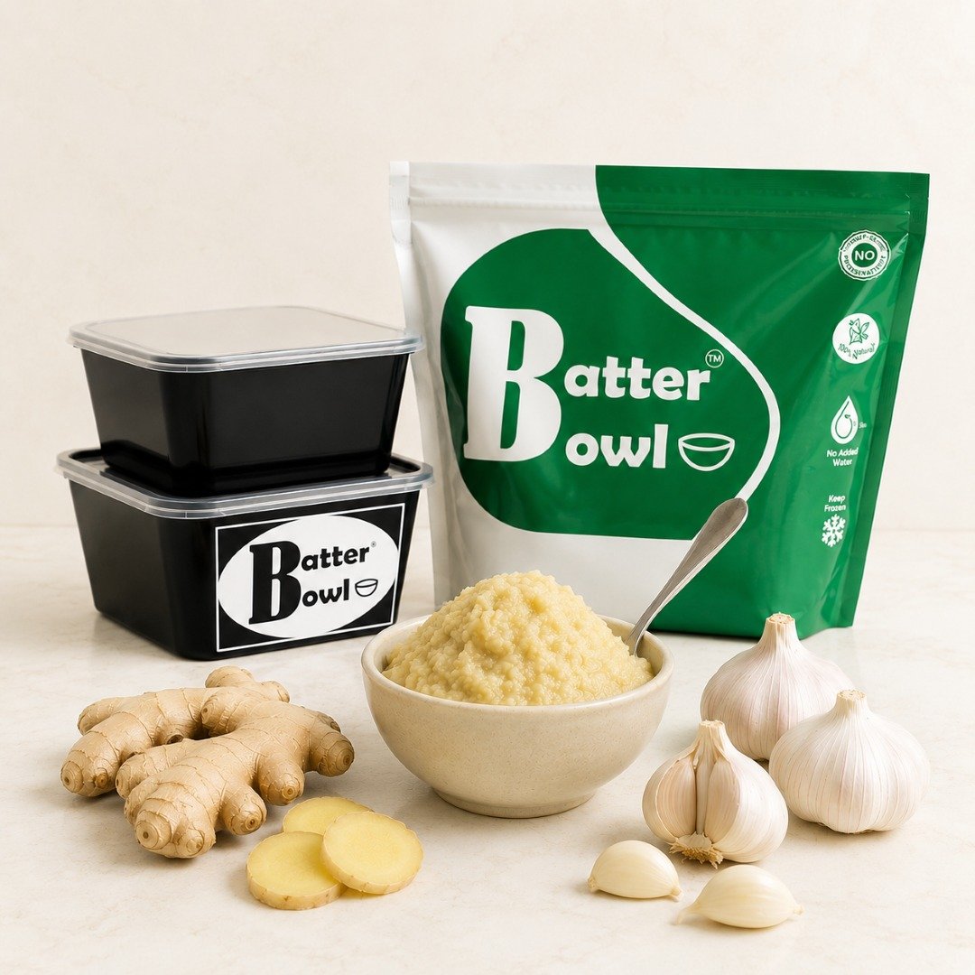 ginger garlic paste - batterbowl