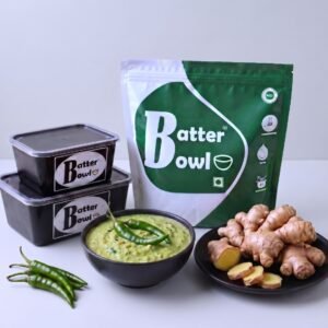 GINGER CHUTNEY WITH GREEN CHILLY