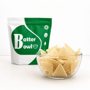 Triangle shape fryum - Batter Bowl