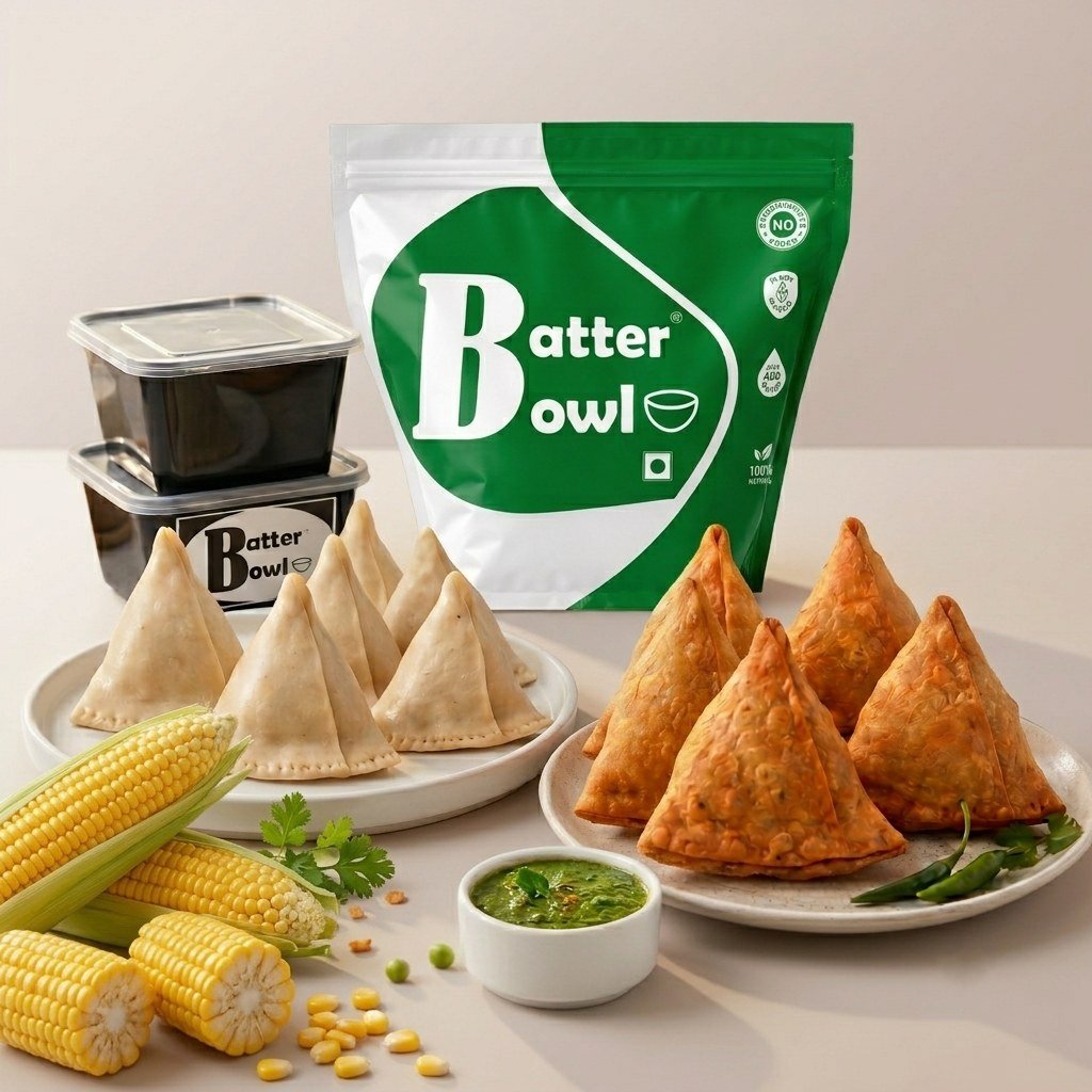 Sweet Corn Samosa | Ready to Fry